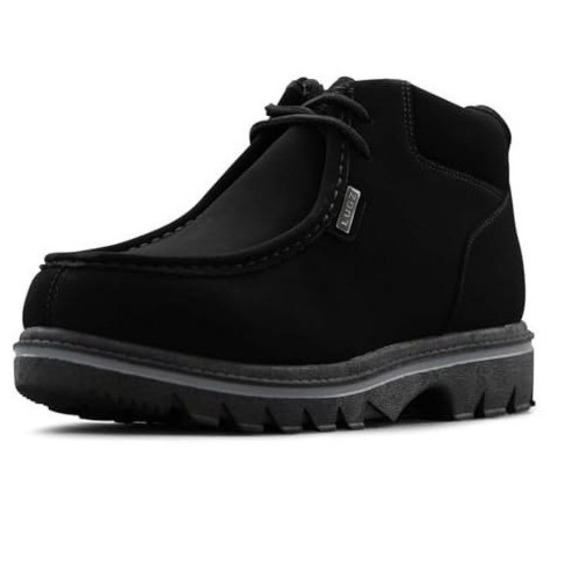Lugz Other - Lugz Mens Fringe Classic Moc-Toe Boot Black Synthetic Nubuck 13 W Wide NWT